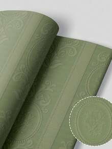 Cirelle 1m Removable 3D Wall Paper - Waterproof & Mold Resistant, Self-Adhesive Rococo Pattern Wall Sticker For Living Room & Bedroom, Instant Home Makeover Gift - Multicolor - View 16