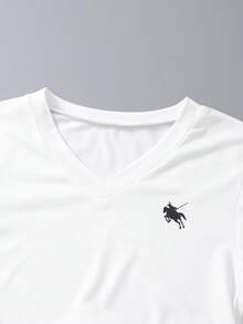 一件式短袖休闲印花春夏少女夏季通勤套装，运动休闲直筒裤，短袖轻便舒适两件套。 - 杏色 - 查看 4