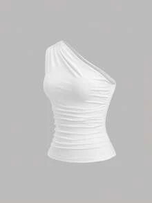 Sweetra Set da 3 pezzi di magliette eleganti da donna, design alla moda con spalle scoperte, aderenti e slim, casual e confortevoli, adatte per le vacanze, disponibili in 3 colori - Multicolore - Visualizzare 7
