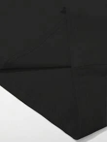 Manfinity LEGND Men's White Crew Neck Short Sleeve T-Shirt, Italian Element Print, Jersey Style - Black - View 5