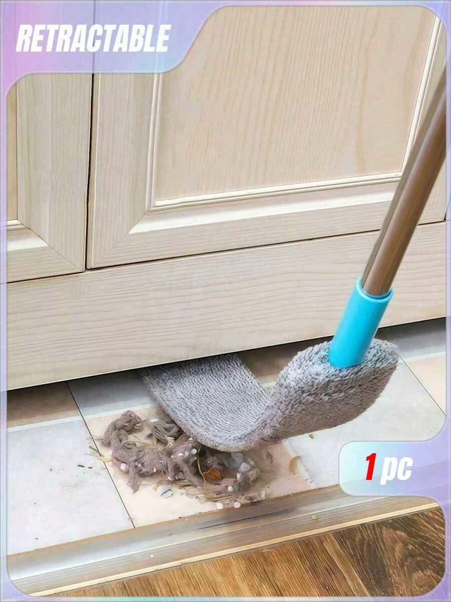 1 cái chổi lau bụi có thể điều chỉnh, chổi lau bụi có thể thu vào, chổi lau bụi khe hở dưới gầm thiết bị, chổi lau bụi sợi nhỏ có cán dài, chổi lau bụi cho giường. Chổi lau bụi khe hở dưới gầm đồ đạc trần cao, chổi lau bụi gia dụng có thể thu vào, dùng cho vệ sinh khô và ướt, đa năng - Chổi lau bụi đa năng cho ghế sofa, giường và đồ nội thất - Đồ dùng vệ sinh