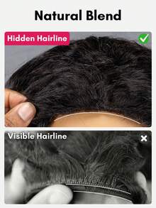 QUICK WEAR 9am Hair Store 即戴即用半假发，预造型，蓬松波浪卷/直发，灵活贴合，三合一半假发，带抽绳，自然发际线，无缝设计，新手友好，即戴即用，无需胶水，真人发假发，预先拔毛发际线，180%密度，16-28英寸常规尺寸，自然色，未经加工的处女发，情人节真人发无蕾丝假发，自然无胶假发，适合浪漫约会，女士适用。 - SNatural - 查看 10