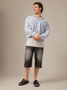 SHUZIA #UrbanBeach 男士多带渔夫高级人造革黑色鞋垫拖鞋 – 从游艇甲板到城市街区，每一步都充满自信。 - 黑色 - 查看 4