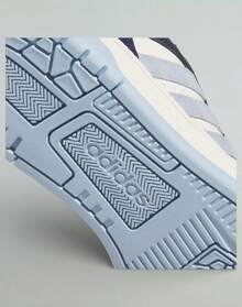 Tenis Adidas Break Start Estilo Retro Azul/Blanco - Azul - Ver 8