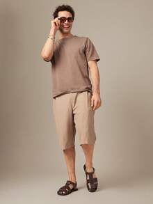 SHUZIA #UrbanBeach 男士高级仿皮咖啡色闭趾渔夫凉鞋 – 后跟带支撑、宽鞋带设计，全天舒适 - 咖啡棕 - 查看 3