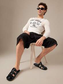 SHUZIA #RelaxStep Men's Closed-Toe Premium Faux Leather Black Fisherman Clog Slides – Easy Everyday Comfort From Yacht To Beach - Black - View 7