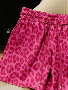 Resyla Y2K 俏皮豹纹女式休闲短裤 - 彩色 - 查看 4