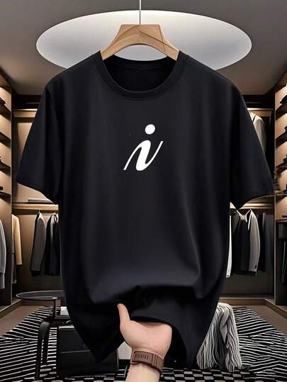 Manfinity Sport Corelite 男士圆领短袖创意豹纹休闲百搭T恤