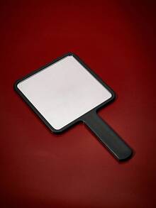 FanGlow HARRY POTTER X SHEIN 1 Pc Four-College Animal Cartoon Black Handheld Makeup Mirror - Black - View 2