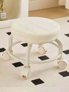 1 Family Pulley Children Learn Step Chairs, Small Stools, Dwarf Stools, Slouchy Wheels Sliding Beautiful Sewing Small Chairs, Net Red Bench, Beautiful Seam Nail Mobile Sofa Stools Small Stool - Multicolor - View 14