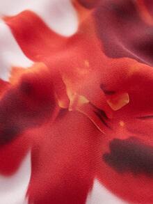 ZEYLAH 优雅褶皱美人鱼长裙，春夏款 - 粉色 - 查看 5