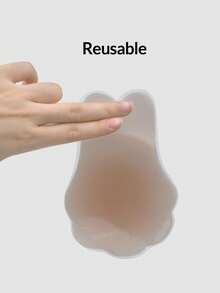 SHAPORA Silicone Lift-Up Invisible Breast Petals 2 Pair &Disposable Nipple Covers 5 Pairs Combo Set For Women , Seamless Breathable Self-Adhesivelnvisible Bra, Women's Lingerie & Underwear Accessories,Lift & Cleavage Enhancement Sticky Bra , Backless, Sticky Bra Nipple Cover,Strapless Bra,Lingerie, Boob Tape, Push Up Bra, Lingerie For Women, Backless Bra Suitable For Formal Dresses, Dates, Wedding, Travel, Vacation, Holiday, Festival, Bride, Spring - Coffee Brown - View 4