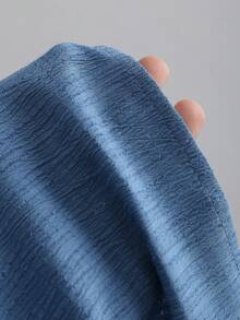 Sweetra Women's New Design Sense High Street Elegant Sexy Slim Fit Elegant Vacation Versatile Comfortable Flared Hem Blue Skirt, Spring/Summer - Blue - View 4