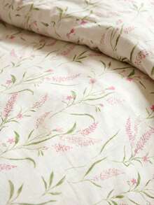 SHEIN 儿童柔软被套套装，图案可爱 - 最佳奢华2/3件套被罩婴儿床床上用品套装 - 包括1个被套和1/2个枕套 - 价格实惠，品质优良，适用于婴儿床、幼儿床、婴儿床、单人床、双人床、全尺寸床、大号床等各种尺寸的儿童床上用品套装，男女童标准尺寸。 - 米色 - 查看 9