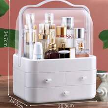 1pc High-End Large Capacity Makeup Organizer Box, Dresser Drawer Storage Rack For Cosmetics And Jewelry Decor Back To School,Fall Decor,Christmas Decorations,Wall Decor, Bedroom Curtains, - Multicolor - View 14