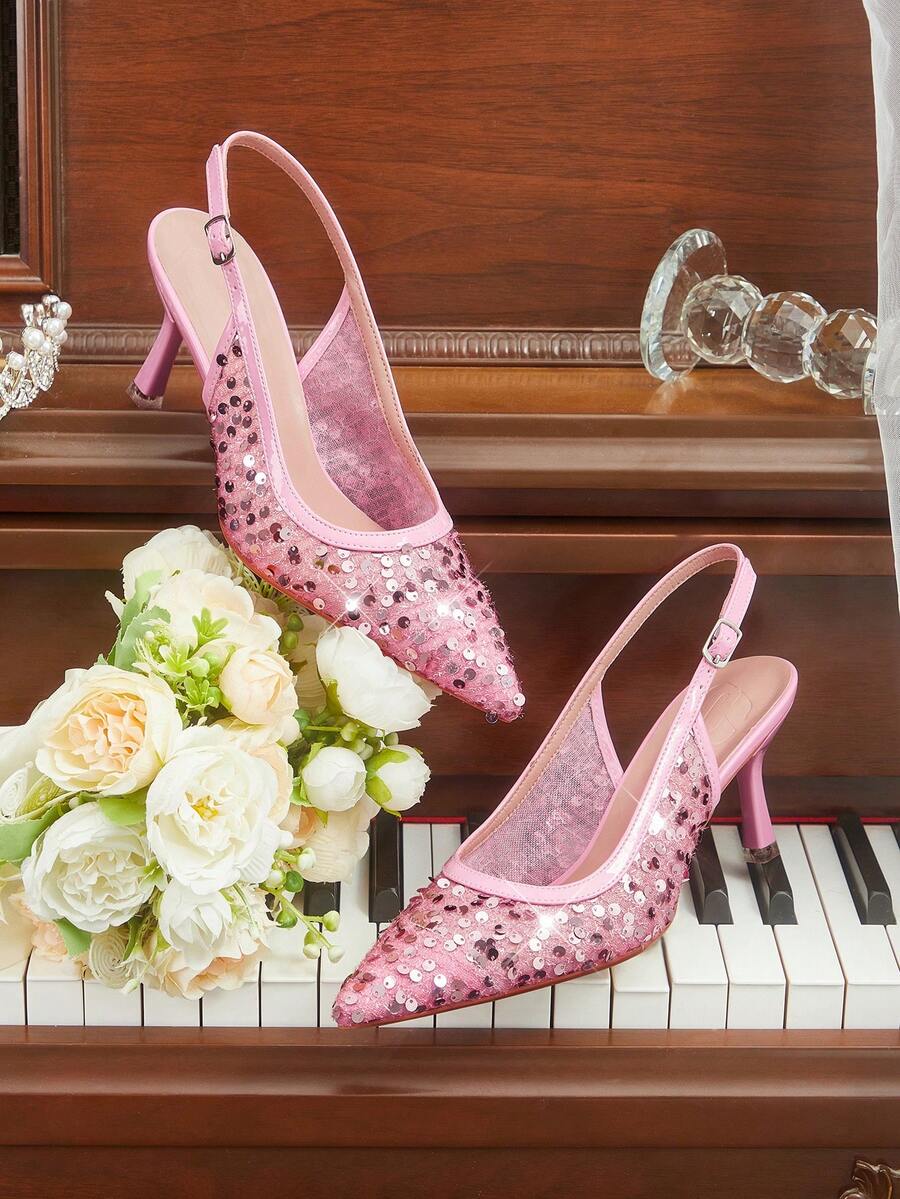 CUCCOO HITCHD Women Pumps Valentine's Day - Pink - View 1