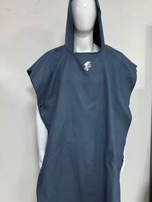 春秋季简约欧式长袖睡袍/和服，条纹长款家居服，轻薄纯色，春秋季新款，舒适V领长袖带口袋，女士休闲睡袍 - 彩色 - 查看 17