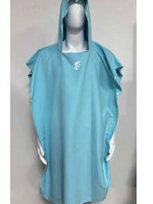 春秋季简约欧式长袖睡袍/和服，条纹长款家居服，轻薄纯色，春秋季新款，舒适V领长袖带口袋，女士休闲睡袍 - 彩色 - 查看 15