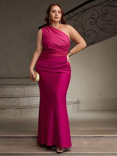 ZEYLAH 无袖撞色针织拼接鱼尾长裙，派对装