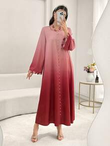 Al Najma Đầm họa tiết bong bóng chuyển màu thanh lịch, thời trang nữ, mùa xuân/hè. - Nhiều màu - Xem 11