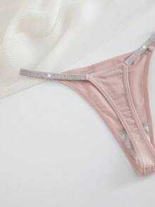 Snug Zone 5件套多色舒适女士内衣套装，奢华蕾丝边无缝丁字裤 - 彩色 - 查看 6