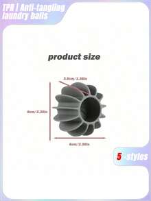 SHEIN 10pcs Laundry Ball Decontamination Anti- Washing Machine Dedicated To Prevent Clothes From Tangling Cleaning Magic Laundry Ball - Multicolor - Color Random - View 2