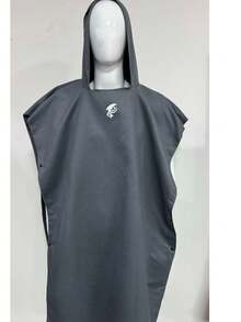 春秋季简约欧式长袖睡袍/和服，条纹长款家居服，轻薄纯色，春秋季新款，舒适V领长袖带口袋，女士休闲睡袍 - 彩色 - 查看 5