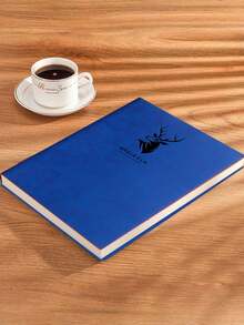 Deer Head Design A4 Large Notebook 100 Sheets 200 Pages Premium Eye Protection Paper Durable Soft Cover Ergonomic Writing Pad For Business University Office Note Taking Journal Planner Study Supplies Stationery Gift - A4 - View 14