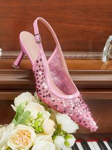 CUCCOO HITCHD Women Pumps Valentine's Day - Pink - View 6