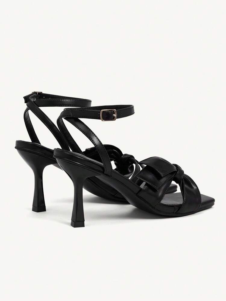 CUCCOO CHICEST Women's Fashionable & Elegant Bow Decorated Heeled Sandals Elegant Shoes Wedding Shoes