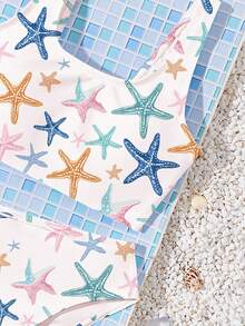 Tween Girls Casual Minimalist Camisole & Triangle Bikini Swimsuit Set, Suitable For Summer - Multicolor - View 5