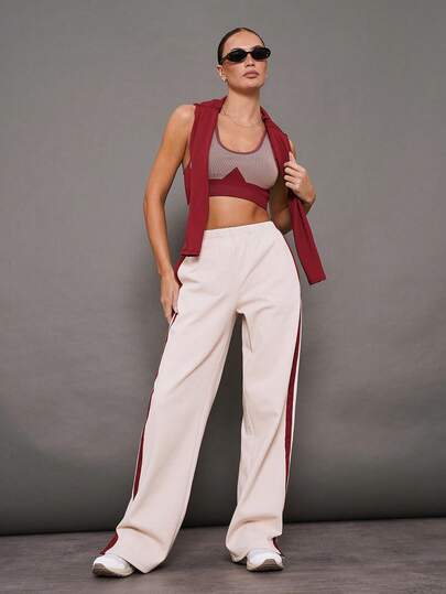 Activina 女士撞色休闲运动裤