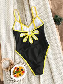 Swim SXY 2026新款春夏女士印花国旗吊带露背沙滩度假休闲泳衣 - 彩色 - 查看 4