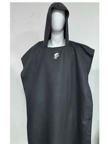 春秋季简约欧式长袖睡袍/和服，条纹长款家居服，轻薄纯色，春秋季新款，舒适V领长袖带口袋，女士休闲睡袍 - 彩色 - 查看 13