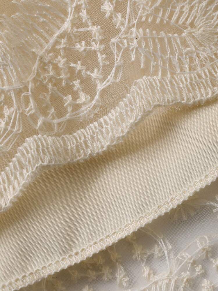 Young Girl Summer New Princess Cute Fashion Elegant Round Neck Embroidered Dress