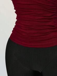 SHEIN ICON 女士纯色蕾丝拼接吊带背心 - 彩色 - 查看 8