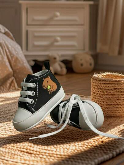 Modelo: Bharesh tenis deportivo para bebé, con bonito estampado de Capibara, para toda época del año, súper combinables, cómodos, suaves y duraderos.