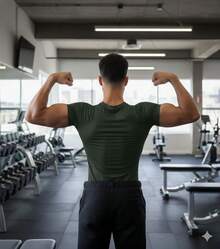 Compression T-Shirt - Army Green - View 2