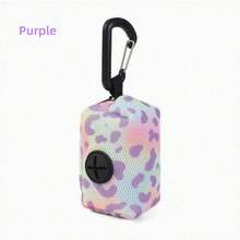 1Pc Pet Walking Printed Trash Bag Dispenser, Fashion Dog Poop Clean-Up Bags, Leash Clip On Waste Bag Holder - Multicolor - View 23