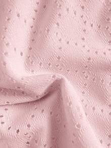 Swim Mod Women's Solid Color Swimwear Set For Vacation & Beach - Baby Pink - View 14