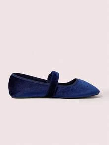 CUCCOO DOLLMOD Women's Casual Versatile Commute Simple Buckle Flats - Blue - View 10