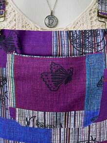 Sunspun Vestido de tirantes bohemio multicolor para mujer de talla grande - Multicolor - Ver 5