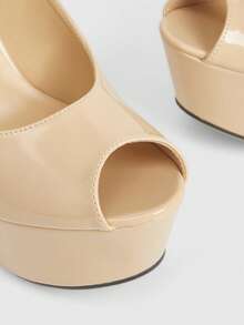 CUCCOO LuxiPop Women Heeled Sandals - Apricot - View 4