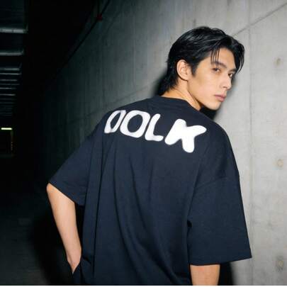 Playera Manga Corta Boxy Fit Oversize Estilo Streetwear Urbano Casual