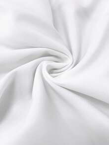 GlowEve CURVE Plus Size Shirt With Faux Embroidery Floral Print, Fashionable And Elegant - White - View 4