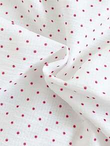 2pcs/Set Girls Casual Cardigans With Cute Horse Print, Contrast Color Pockets & Bow Decor - Red and White - View 10