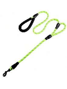 Double-Handled Explosion-Proof Traction Rope. High-Quality Dog Leash With Soft Grip – , Suitable For Training, Walks, And Outdoor Activities. Perfect For Camping And Backyard Play With Pets Of Various Sizes. Long Dog Training Traction Rope, Nylon Reflective Traction Rope, Long Leash For Pets. Double-Handled, Suitable For Small/Medium/Large Dogs. - Multicolor - View 9