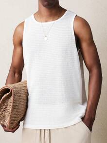 SUMWON Men Tank Tops - White - View 1
