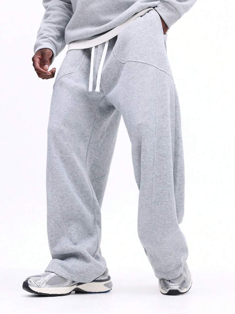 Relaxed Sweatpants With Drawstring Waist