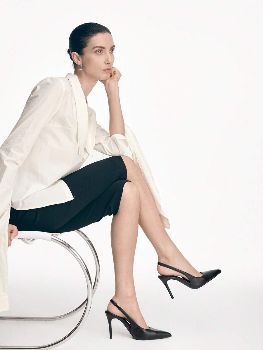 Mnmlis Women Pumps - Black - View 1